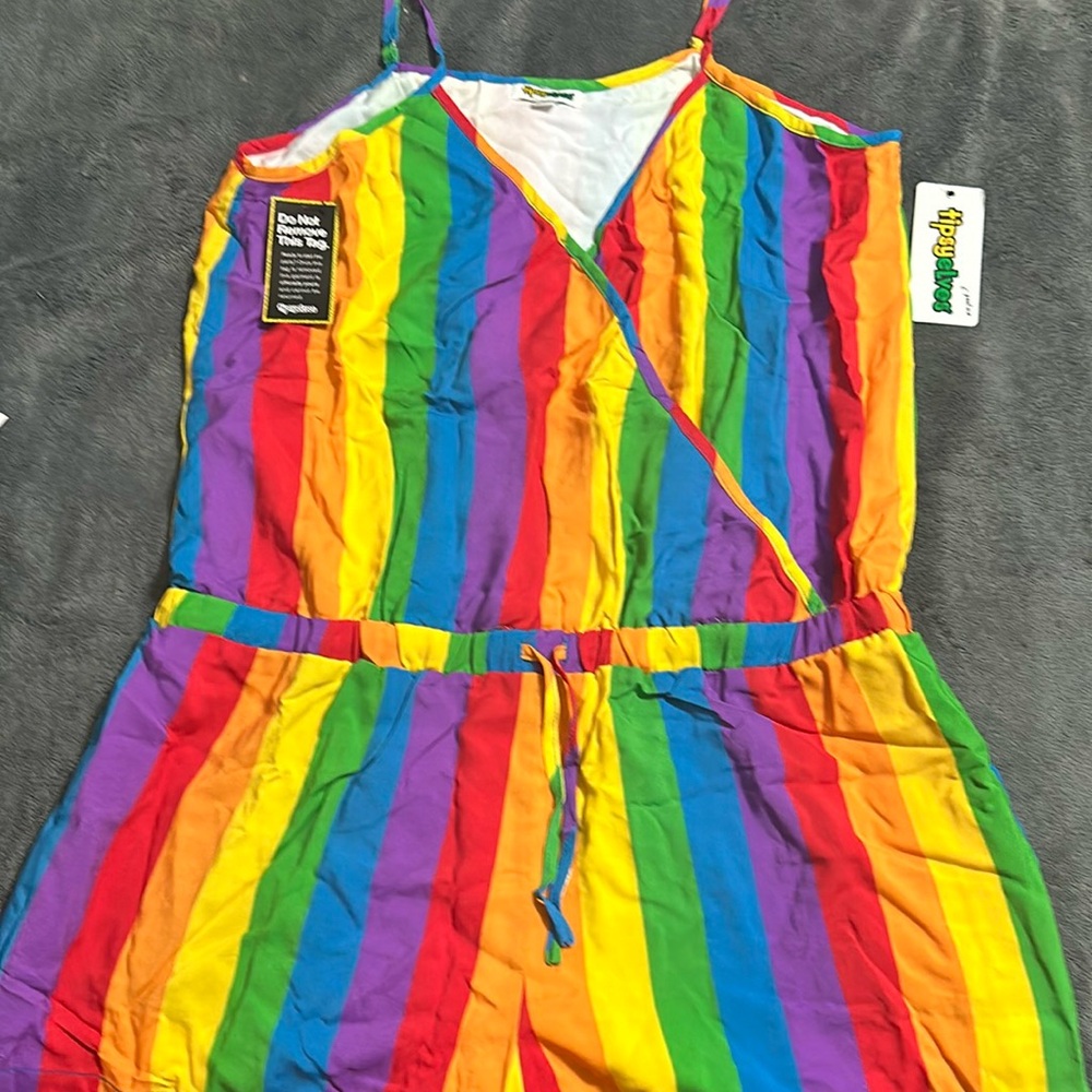 Rainbow romper